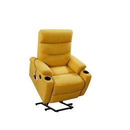 Massage heating electric lift-up chair - Yellow