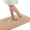 Small Memory Foam Bathroom Mats  Non Slip 0.7" Extra Thick Super Absorbent Bath Rugs Carpet Super Cozy Quick Dry Machine Wash  - Beige - 20"X 32"