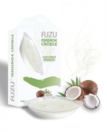Fuzu Massage Candle Coconut Passion 4oz - TCN-DEEVMCDL-COCO