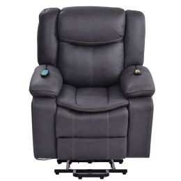 Orisfur. Power Lift Chair for Elderly with Adjustable Massage Function, Recliner Chair with Heating System for Living Room YJ - WF197819AAE