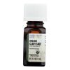 Aura Cacia - Organic Essential Oil - Clary Sage - .25 oz - 0327080