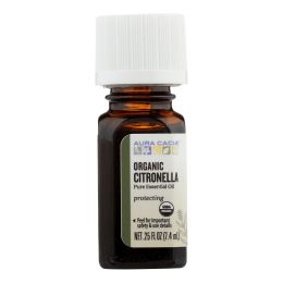 Aura Cacia - Organic Essential Oil - Citronella - .25 oz - 0327072