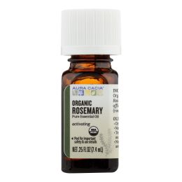 Aura Cacia - Organic Essential Oil - Rosemary - .25 oz - 0325829