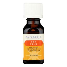 Aura Cacia - Essential Solutions Oil Pep Talk Peppermint and Sweet Orange - 0.5 fl oz - 0822734