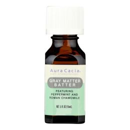 Aura Cacia - Essential Solutions Oil Gray Matter Batter - 0.5 fl oz - 0822650