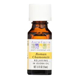 Aura Cacia - Roman Chamomile Pure Essential Oil - 0.5 fl oz - 0548271
