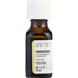 ESSENTIAL OILS AURA CACIA by Aura Cacia FRANKINCENSE IN JOJOBA OIL 0.5 OZ - AS Picture