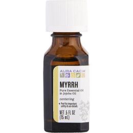 ESSENTIAL OILS AURA CACIA by Aura Cacia MYRRH IN JOJOBA OIL 0.5 OZ - AS Picture