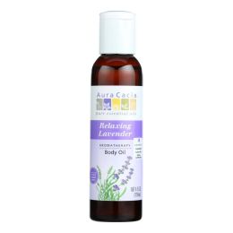 Aura Cacia - Aromatherapy Body Oil Lavender Harvest - 4 fl oz - 611863