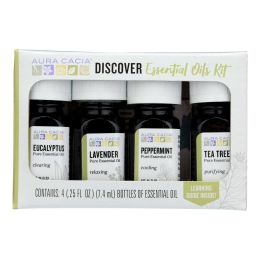 Aura Cacia - Essential Oil - Discovery Kit - 0.25 FL oz. - 1830975