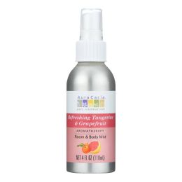 Aura Cacia - Aromatherapy Mist Tangerine Grapefruit - 4 fl oz - 455493