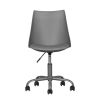 PU Leather Swivel Task Chair - Gray