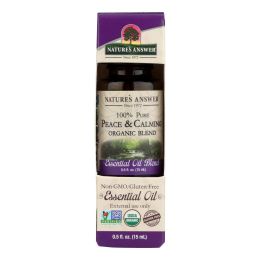 Nature's Answer - Organic Essential Oil Blend - Peace and Calming - 0.5 oz. - 1873975
