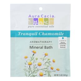 Aura Cacia - Aromatherapy Mineral Bath Tranquility - 2.5 oz - Case of 6 - 0682617