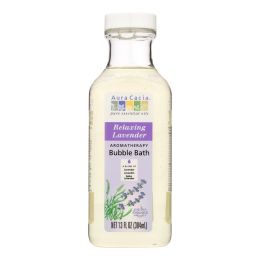 Aura Cacia - Aromatherapy Bubble Bath Relaxing Lavender - 13 fl oz - 0922302