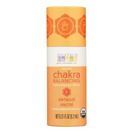 Aura Cacia - Organic Chakra Balancing Aromatherapy Roll-on - Sensual Sacral - .31 oz - 1253350
