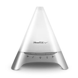 120ml Cool Mist Humidifier Ultrasonic Aroma Essential Oil Diffuser w/Soothing Sounds - White