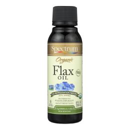 Spectrum Essentials Organic Flax Oil Dietary Supplement - Case of 12 - 8 FZ - 0418855
