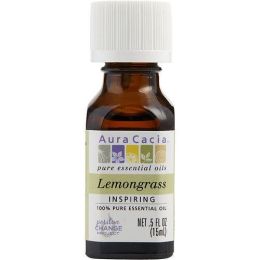 ESSENTIAL OILS AURA CACIA by Aura Cacia LEMON GRASS-ESSENTIAL OIL 0.5 OZ - 194733