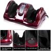 Foot Machine Massage for Feet Electric Shiatsu Foot Massager with Remote Red - as pic