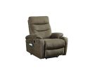 Massage heating electric lift-up chair - Light Brown