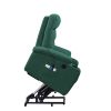 Massage heating electric lift-up chair - Green