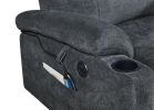 Massage heating electric lift-up chair - Light Gray