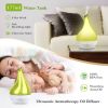 Drop-shaped Cool Mist Humidifier Ultrasonic Aroma Essential Oil Diffuser - Green