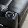 Large size Electric Power Lift Recliner Chair Sofa for Elderly - black