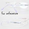 1 Pair Metal Glasses Replacement Temple Rhinestone Eyeglass Accessories for Women, Silver - Default