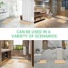 Memory Foam Bath Rugs and Mats Sets,0.7"" Extra Thick Absorbent Non-Slip Bath mats - Beige - 17"X 24" + 17"X 24"