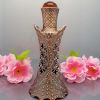 15ML Vintage Hollow Bronze Essential Oil Bottle Portable Perfume Bottle Cosmetic Glass Empty Bottle Refillable Container - Default