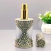40ML Bronze Antique Spray Perfume Dispenser Bottle Frosted Glass Empty Toner Bottle Refillable Container - Default