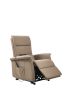Electric Power Lift Recliner Chair, Lift Chairs Recliners for Elderly, Extended Footrest, Side Pocket for Home Living Room, Beige (Fabric) - Beige