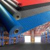 Garage Floor Mat Rolls Diamond Plate PVC Vinyl Non-Slip Garage Flooring Roll - 4ft*4ft - Gray