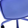 PU Leather Swivel Task Chair - Blue