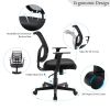 Free Shipping Ergonomic office chair mesh computer chair - Black