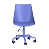 PU Leather Swivel Task Chair - Blue