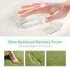 Small Memory Foam Bathroom Mats  Non Slip 0.7" Extra Thick Super Absorbent Bath Rugs Carpet Super Cozy Quick Dry Machine Wash  - Sage Green - 22"X 36"