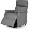 Electric Power Fabric Padded Lift Massage Chair Recliner Sofa - Gray