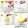 Drop-shaped Cool Mist Humidifier Ultrasonic Aroma Essential Oil Diffuser - Green