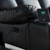 Large size Electric Power Lift Recliner Chair Sofa for Elderly - black
