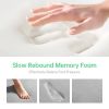 Memory Foam Bath Rugs and Mats Sets,0.7"" Extra Thick Absorbent Non-Slip Bath mats - Grey - 17"X 24" + 20"X 32"