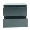 Drawer Night Stands in Black Woodgrain - as picture