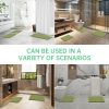 Small Memory Foam Bathroom Mats  Non Slip 0.7" Extra Thick Super Absorbent Bath Rugs Carpet Super Cozy Quick Dry Machine Wash  - Sage Green - 22"X 36"