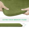 Small Memory Foam Bathroom Mats  Non Slip 0.7" Extra Thick Super Absorbent Bath Rugs Carpet Super Cozy Quick Dry Machine Wash  - Sage Green - 20"X 32"