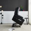 Large size Electric Power Lift Recliner Chair Sofa for Elderly - black