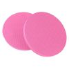 2Pcs Round Knee Elbow Support Pad Yoga Fitness Balance Cushion Non-Slip TPE Mat - Blue