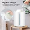 MOOKA Cool Mist Humidifier, 2-in-1 Top Fill Humidifier for Bedroom Large Room Baby Home - White
