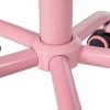 PU Leather Swivel Task Chair - Pink